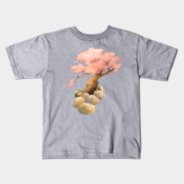 Nightingale's Song Kids T-Shirt by artbypeluso